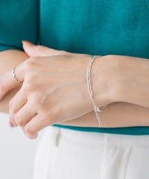 Pierrot（ピエロ）の「【silver925】デザインチェーンブレスレット（ブレスレット）」