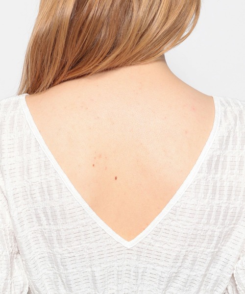FOREVER 21（フォーエバー トゥエンティーワン）の「深Vネックチュニックミニワンピース（チュニック・レディース・ホワイト/ブラック・SMALL/MEDIUM）」の7枚目の写真