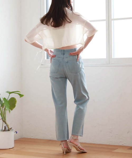 ドゥ アルシーヴ DOUX ARCHIVES ハーフワイドスリーブシアーシャツ （GRY） ドゥ アルシーヴ DOUX ARCHIVES ハーフワイドスリーブシアー