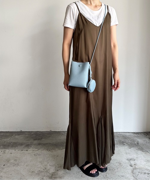 COMMON WARE（コモンウェアー）の「EM:AT CREATION ポーチ付きミニショルダー　軽量（ショルダーバッグ・レディース・ブラック/グレイッシュベージュ/アイボリー/ブルー/ピンク・FREE）」の12枚目の写真