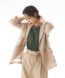 qualite | シャンブレーローンジャケット(テーラードジャケット)