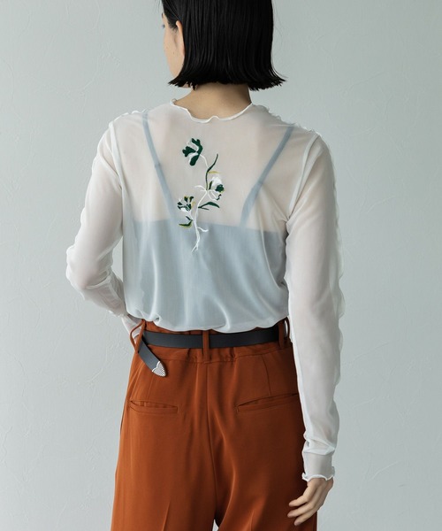 HARE（ハレ）の「2WAYシシュウシアートップス(HARE)（Tシャツ