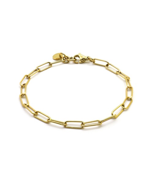 LHME(エルエイチエムイー)の「LHME スリムオーバルチェーンブレスレット/サージカルステンレス316L(金属アレルギー対応)(ブレスレット・レディース・ゴールド/シルバー・ONE SIZE)」の5枚目の写真