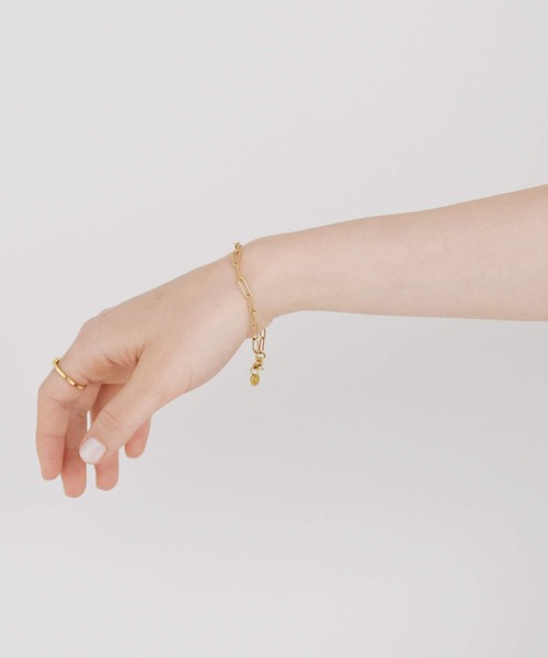 LHME(エルエイチエムイー)の「LHME スリムオーバルチェーンブレスレット/サージカルステンレス316L(金属アレルギー対応)(ブレスレット・レディース・ゴールド/シルバー・ONE SIZE)」の15枚目の写真