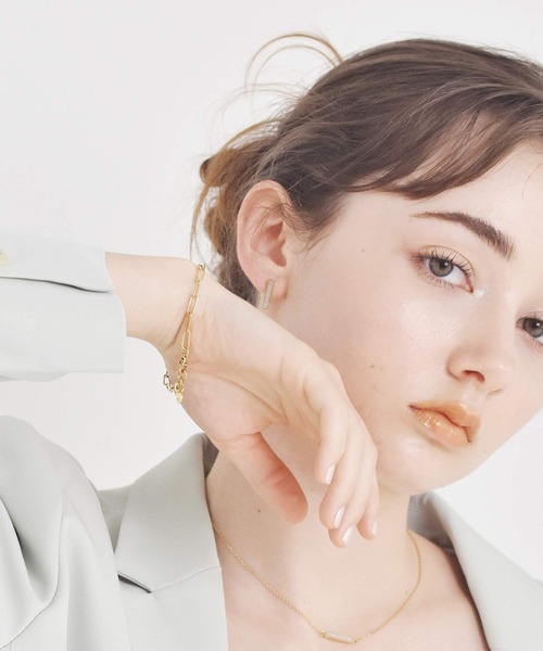 LHME(エルエイチエムイー)の「LHME スリムオーバルチェーンブレスレット/サージカルステンレス316L(金属アレルギー対応)(ブレスレット・レディース・ゴールド/シルバー・ONE SIZE)」の12枚目の写真