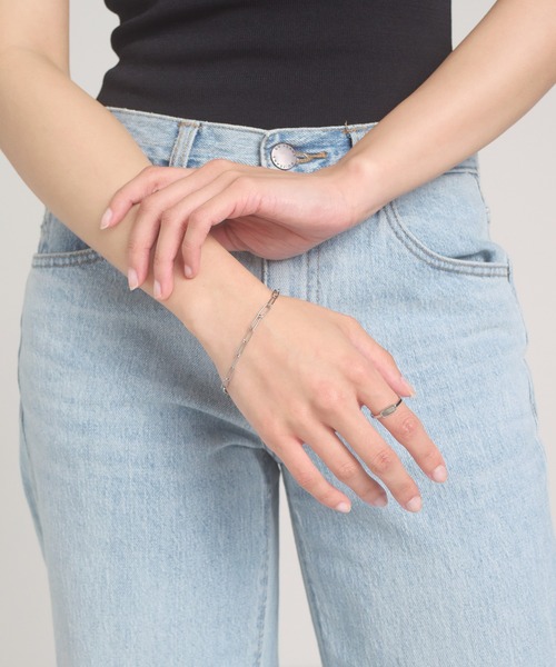 LHME(エルエイチエムイー)の「LHME スリムオーバルチェーンブレスレット/サージカルステンレス316L(金属アレルギー対応)(ブレスレット・レディース・ゴールド/シルバー・ONE SIZE)」の19枚目の写真