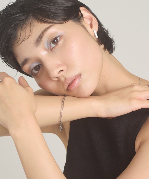 LHME(エルエイチエムイー)の「LHME スリムオーバルチェーンブレスレット/サージカルステンレス316L(金属アレルギー対応)(ブレスレット・レディース・ゴールド/シルバー・ONE SIZE)」の18枚目の写真