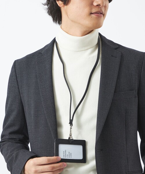 シボ レザーライク ID ホルダー（パスケース）｜green label relaxing