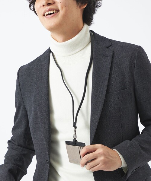 green label relaxing（グリーンレーベルリラクシング）の「シボ レザーライク ID ホルダー（パスケース・メンズ・ダークグリーン/ブラック/ネイビー/ダークグレー/ロイヤルブルー・FREE）」の19枚目の写真