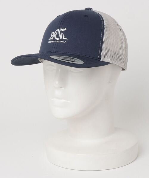Back Channel バックチャンネル YUPOONG社製 刺繍 キャップ Back Channel（バックチャンネル）の「OUTDOOR LOGO MESH CAP