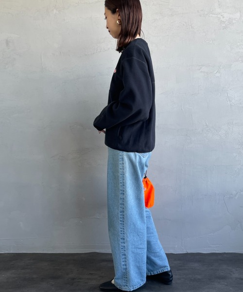 DANTON（ダントン）の「[DANTON/ダントン] ポーラテックフリース プルオーバースウェット（その他アウター・レディース・アイボリー/ブラック/ライトグレー/オレンジ・M）」の21枚目の写真