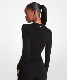 今季ブランド MICHAEL KORS（マイケルコース）の「リブ ウール セーター トップス