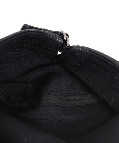 CAMBIO(カンビオ)の「mko11380- Washable Fake Leather Hunting レザーハンチング(ハンチング/ベレー帽・メンズ・ブラック・FREE)」の11枚目の写真