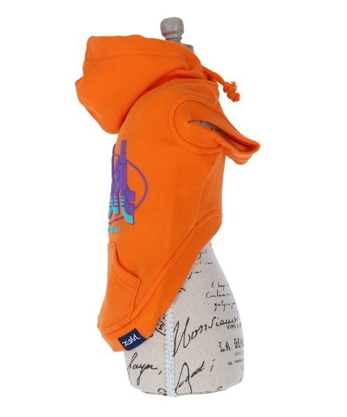 セール】X-girl/ホライゾンミルズロゴフーディー（ペットウェア）｜X