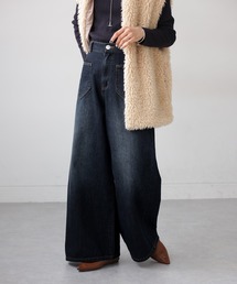 antiqua | ワイドデニムパンツ(デニムパンツ)