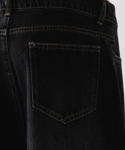 antiqua(アンティカ)の「ワイドデニムパンツ(デニムパンツ・レディース・インディゴブルー/ブラック・M/S/L)」の18枚目の写真