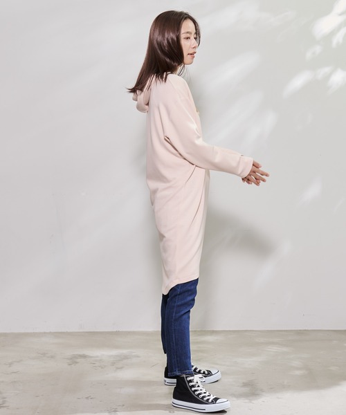 Arnold Palmer（アーノルドパーマー）の「スポンジング スウェット フーディ ワンピース（ワンピース・レディース・ライトオレンジ系/ブラック/ネイビー・S/M/L）」の18枚目の写真