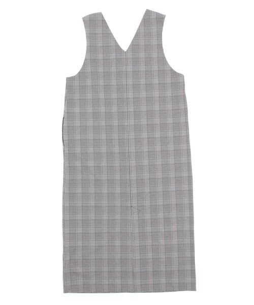 Elura（エルーラ）の「サマ見えジャンスカ（ジャンパースカート・レディース・ブラウン系その他4/ブラック系その他/ブラック/グレイッシュベージュ/ネイビー・MEDIUM/LARGE/SMALL）」の6枚目の写真