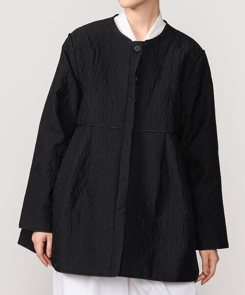 美品 Bshop eunoia ユノイア ブルゾン ジャケット 黒 Bshop ブルゾン アウター eunoia | ナイロン ジップジャケット