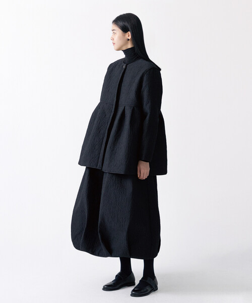 Bshop（ビショップ）の「eunoia | ジャガード ノーカラージャケット