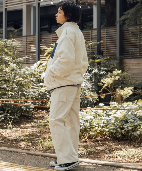 OUTDOOR PRODUCTS(アウトドアプロダクツ)の「【OUTDOOR PRODUCTS/アウトドアプロダクツ】スタンドカラー ボアブルゾン もこもこ(ブルゾン・レディース・ブラウン/ブラック/アイボリー/ベージュ・FREE)」の20枚目の写真