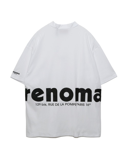 レノマ ゴルフ renoma golf 半袖モックネック T ホワイト MOCK NECK PULLOVER SS（Tシャツ/カットソー）｜renoma GOLF