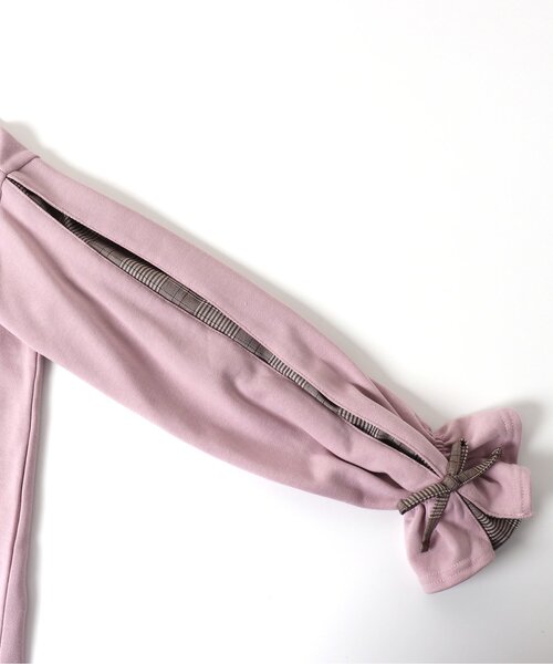 algy（アルジー）の「チェックスリーブAラインワンピ（ワンピース・キッズ・サックスブルー/ブラック/ピンク・XX-SMALL/SMALL/X-SMALL/MEDIUM）」の14枚目の写真