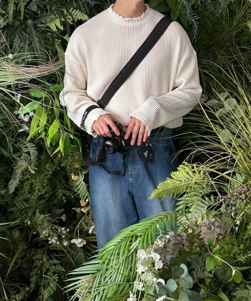 ASCLO(エジュクロ)の「ASCLO 3 TAP Destroyed Knit T Shirt(ニット/セーター・メンズ・ブラウン/レッド/グレー/ブラック/アイボリー・FREE)」の11枚目の写真