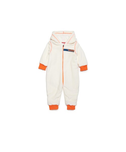 DIESEL(ディーゼル)の「ベビー ジャンプスーツ 防寒(つなぎ/オールインワン・キッズ・ホワイト・12M/9M/6M)」の4枚目の写真