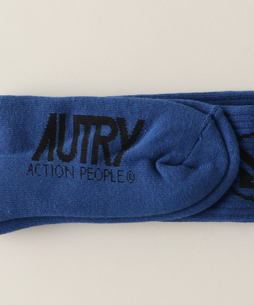 AUTRY / オートリー】SOCKS (Blue x Black Line)（ソックス/靴下