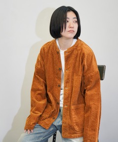 レディース　リアルムートンコート「ジーンズ」「ブーツ」「Tシャツ」茶　L ブランド古着】80S リアルムートンランチコート（ムートンコート