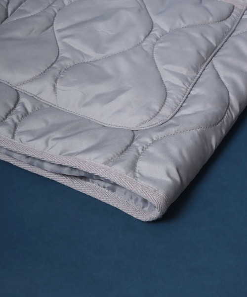 ANPAS（アンパス）の「Quilting No Collar Blouson/キルティング ノーカラージャケット ブルゾン ライナー オーバーサイズ（ノーカラージャケット・メンズ・オリーブ/ブラック/ライトグレー/アイボリー・L/LL/M）」の19枚目の写真