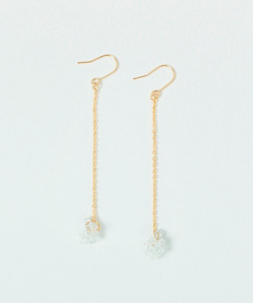 studio CLIP(スタディオクリップ)の「【daily CLIP】チェーンビーズピアス(ピアス(両耳用)・レディース・その他1/その他2・FREE)」の1枚目の写真