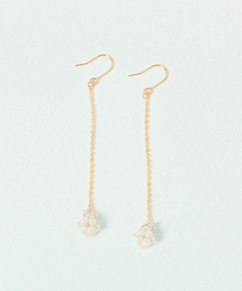 studio CLIP(スタディオクリップ)の「【daily CLIP】チェーンビーズピアス(ピアス(両耳用)・レディース・その他1/その他2・FREE)」の2枚目の写真