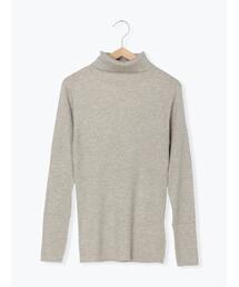 Samansa Mos2 | 【マシンウォッシャブル】リブタートルネックニット(ニット/セーター)