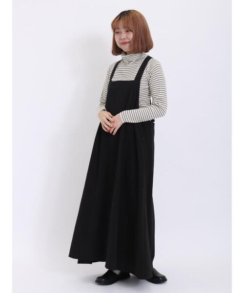 Samansa Mos2（サマンサ モスモス）の「【マシンウォッシャブル】リブタートルネックニット（ニット/セーター・レディース・オフホワイト/チャコールグレー/ベージュ/キナリ・F）」の10枚目の写真