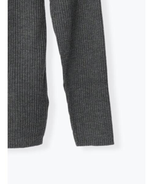 Samansa Mos2（サマンサ モスモス）の「【マシンウォッシャブル】リブタートルネックニット（ニット/セーター・レディース・オフホワイト/チャコールグレー/ベージュ/キナリ・F）」の16枚目の写真