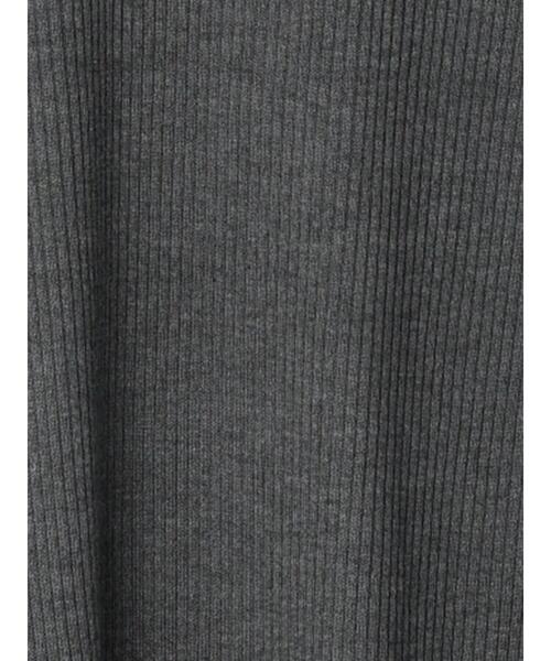 Samansa Mos2（サマンサ モスモス）の「【マシンウォッシャブル】リブタートルネックニット（ニット/セーター・レディース・オフホワイト/チャコールグレー/ベージュ/キナリ・F）」の19枚目の写真