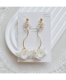 【fuwari】小花が揺れる　サージカルステンレス　ピアス(MA)