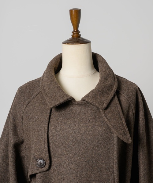 INTER FACTORY(インターファクトリー)の「はなのきえり×INTERFACTORY3wayカラーロングコート(その他アウター・レディース・ブラック/ブラウン・MEDIUM/SMALL)」の17枚目の写真