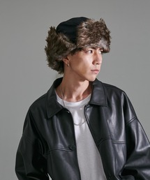 SILVER BULLET（シルバーバレット）の「『SILVER BULLET SELECT AC/シルバーバレットセレクト』ファーパイロットキャップ【+】（キャップ）」