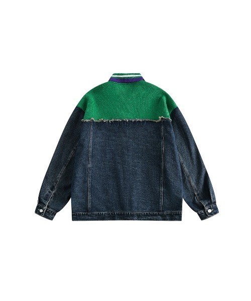 mushwear(マッシュウェア)の「異素材デニムジャケット(デニムジャケット・メンズ・インディゴブルー・X-LARGE/LARGE/MEDIUM)」の6枚目の写真