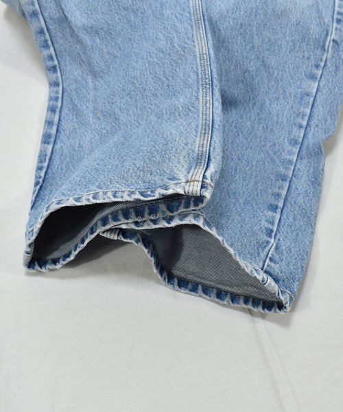 カーハート ライトブルー リラックスフィット　デニムパンツ古着　ダメージ W34 Carhartt