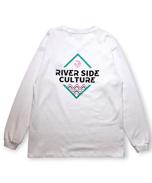 RIVER SIDE CULTURE(リバーサイドカルチャー)の「RIVER SIDE CULTURE/RSC RIVERSIDEシンプルロゴLT MEN (M4)(Tシャツ/カットソー・メンズ・ホワイト/ブラック/グレー・LARGE/MEDIUM/X-LARGE)」の2枚目の写真