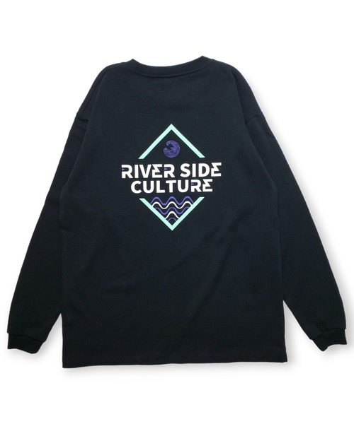 RIVER SIDE CULTURE(リバーサイドカルチャー)の「RIVER SIDE CULTURE/RSC RIVERSIDEシンプルロゴLT MEN (M4)(Tシャツ/カットソー・メンズ・ホワイト/ブラック/グレー・LARGE/MEDIUM/X-LARGE)」の1枚目の写真