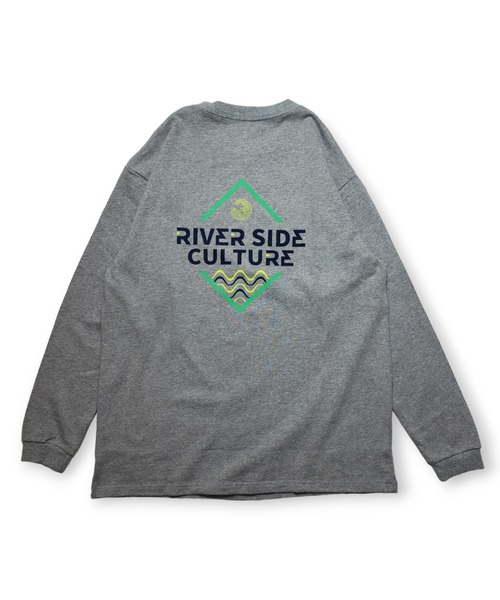 RIVER SIDE CULTURE(リバーサイドカルチャー)の「RIVER SIDE CULTURE/RSC RIVERSIDEシンプルロゴLT MEN (M4)(Tシャツ/カットソー・メンズ・ホワイト/ブラック/グレー・LARGE/MEDIUM/X-LARGE)」の5枚目の写真