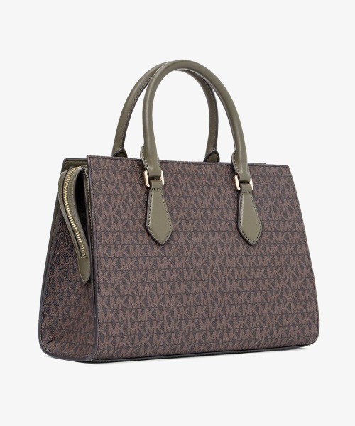 MICHAEL KORS（マイケルコース）の「SHEILA センタージップ サッチェル ミディアム - MKシグネチャー（ハンドバッグ・レディース・オリーブ・FREE）」の7枚目の写真