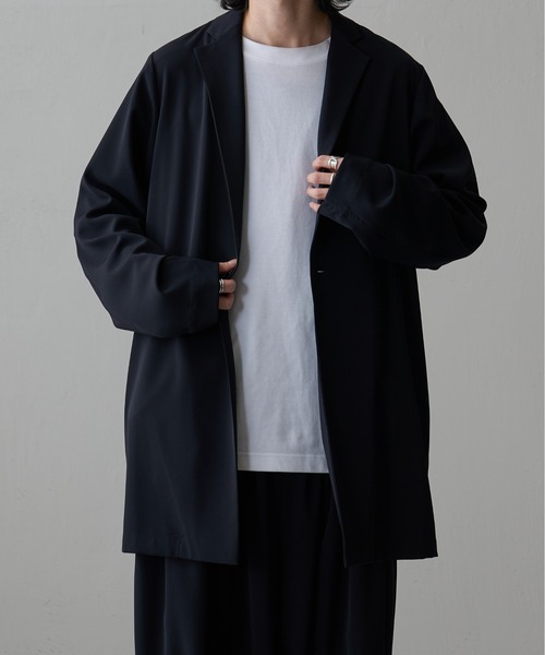 Lui's（ルイス）の「ウォッシャブルBIGジャケット（テーラードジャケット・メンズ・ブラック/ライトグレー・FREE）」の2枚目の写真