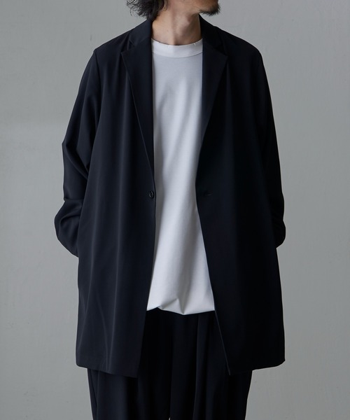 Lui's（ルイス）の「ウォッシャブルBIGジャケット（テーラードジャケット・メンズ・ブラック/ライトグレー・FREE）」の16枚目の写真