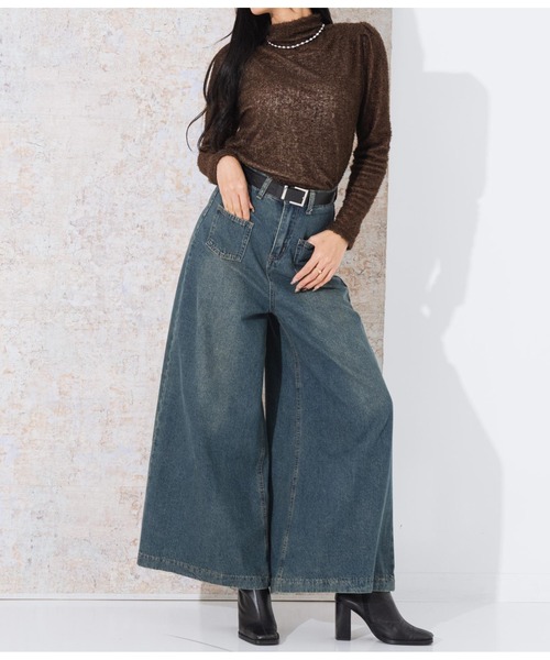 LATINA（ラティーナ）の「プードルタッチ ハイネック ニット セーター 長袖（ニット/セーター・レディース・ブラウン/ホワイト/ブラック・FREE）」の10枚目の写真